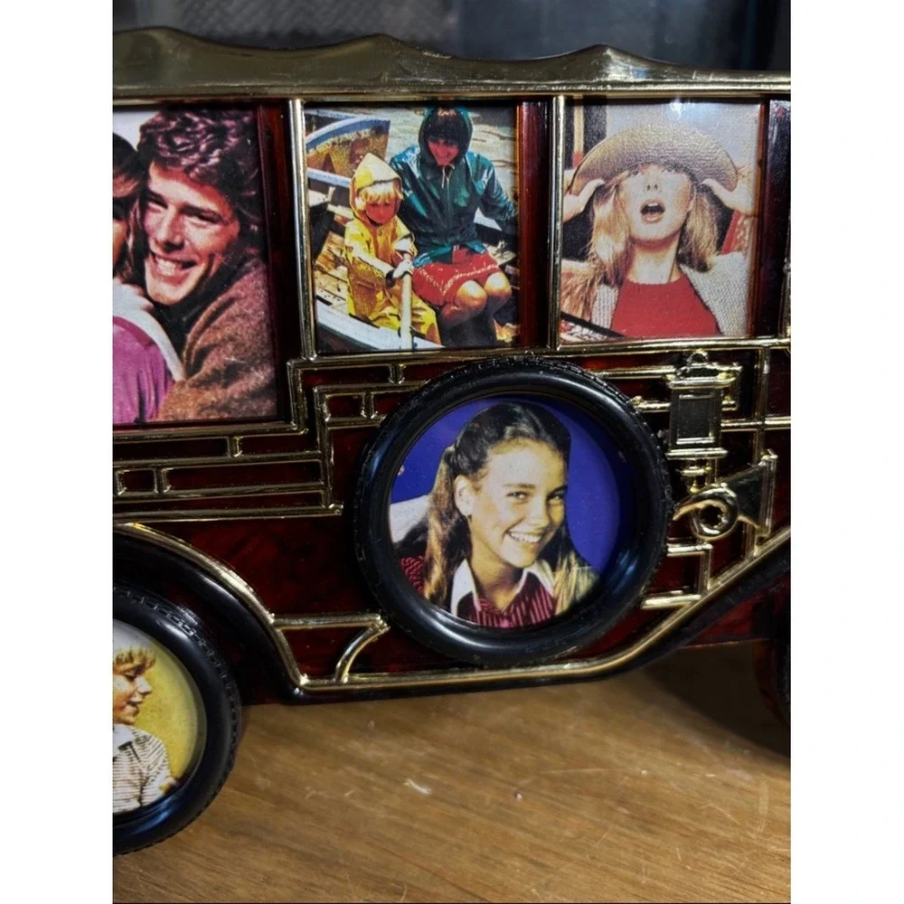 Vintage Model‎ T Collage Multi Photo Picture Frame Plastic 7.5